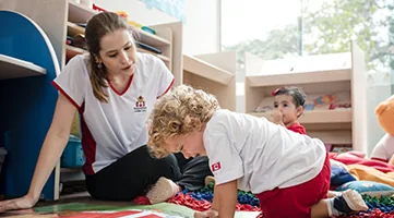 Professora e alunos